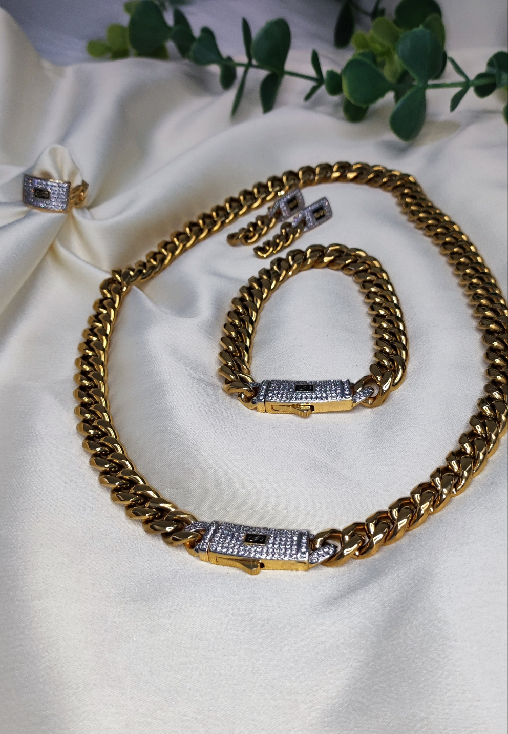 Ensemble monaco en acier inoxydable