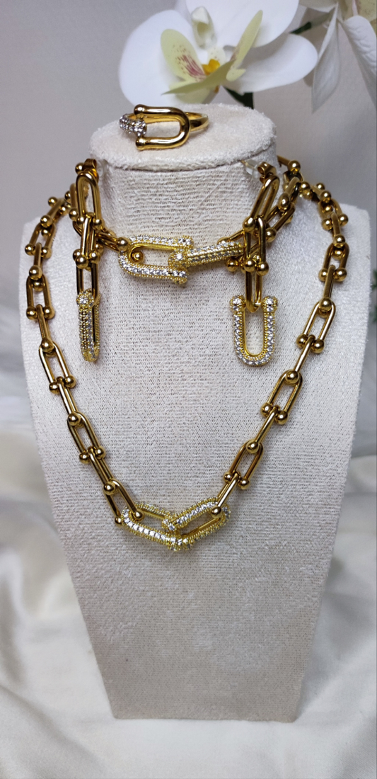 Ensemble tiffany en acier inoxydable