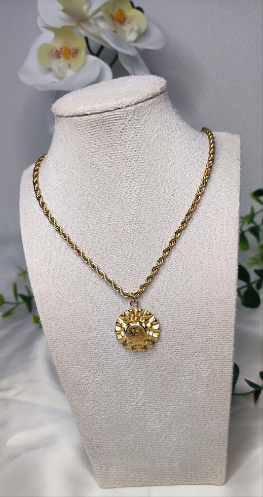 Collier coq en acier inoxydable