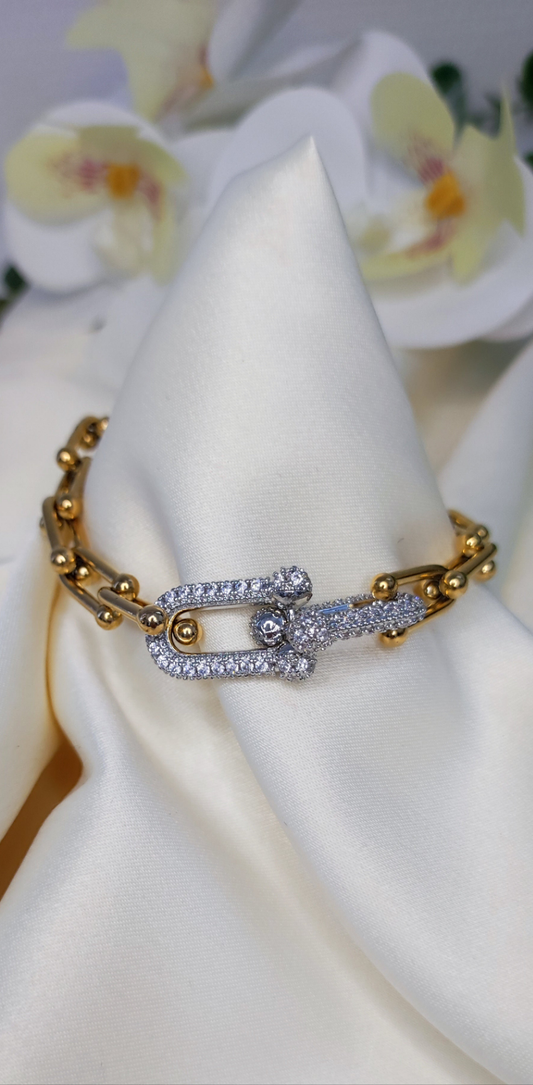 Bracelet tiffany en acier inoxydable
