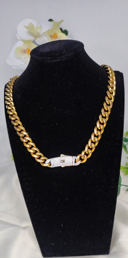 Collier monaco en acier inoxydable