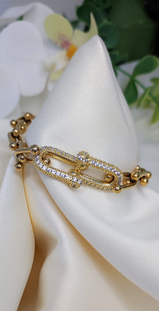 Bracelet tiffany en acier inoxydable