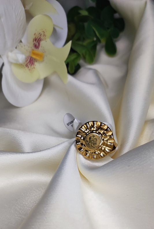 Bague coq en acier inoxydable