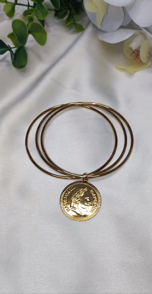 Bracelet Napoléon en acier inoxydable