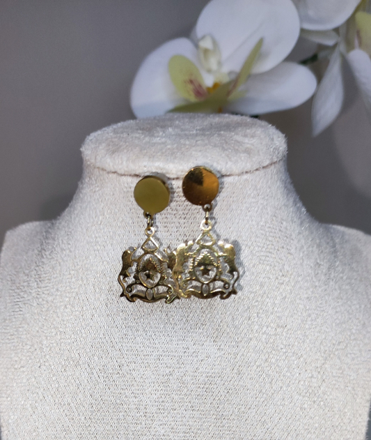 Boucles d'oreilles en acier inoxydable