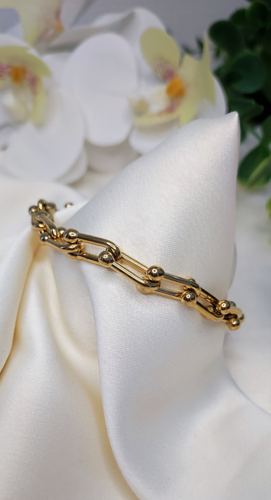 Bracelet tiffany sans pierre en acier inoxydable