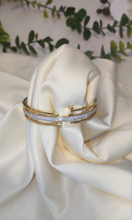 Bracelet en perles en acier inoxydable